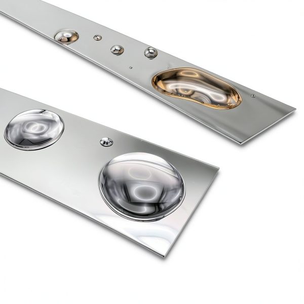 Funyfa Stainless Steel Trim Peel and Stick DIY Home Decor-4