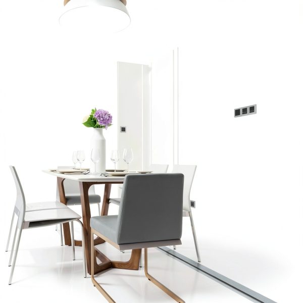 Yskzyz PVC Wall Trim Modern Design Silver-5