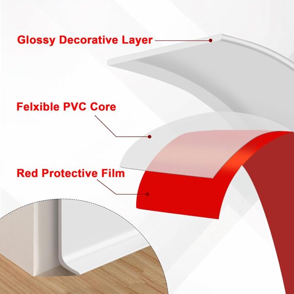 Storystore Self Adhesive Rubber Baseboard Trim Urban Art-3