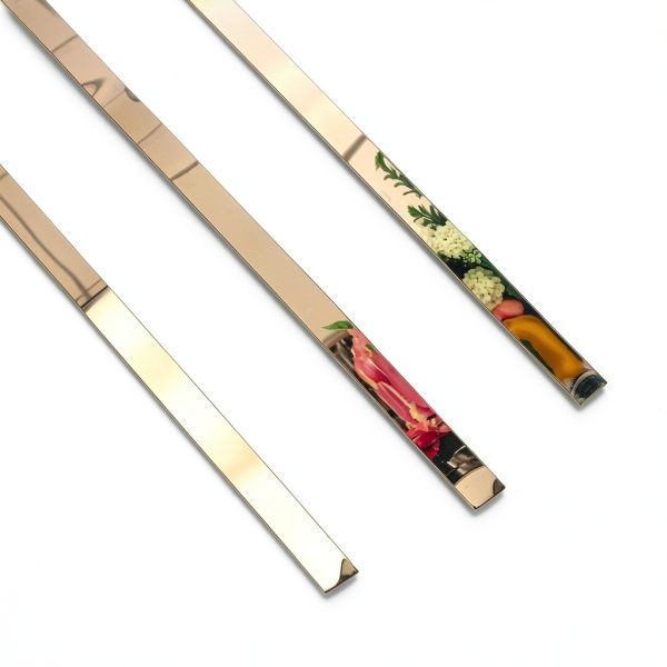 Stainless Steel Wall Trim Taaizau Modern Gold-3