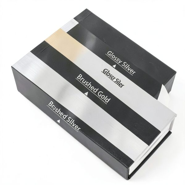 Lunghaa Stainless Steel Wall Trim Brushed Silver Easy-5