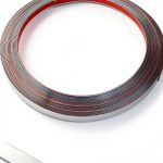 Yskzyz PVC Wall Trim Modern Design Silver-0