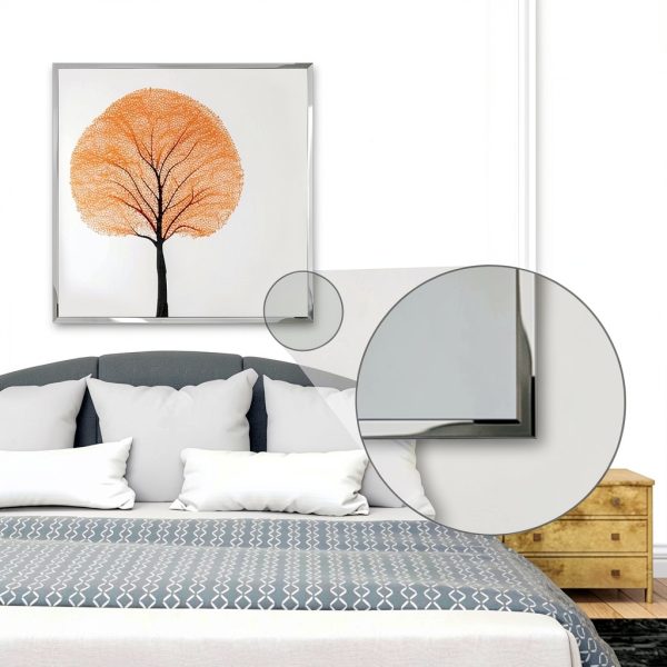 Yskzyz PVC Wall Trim Modern Design Silver-2