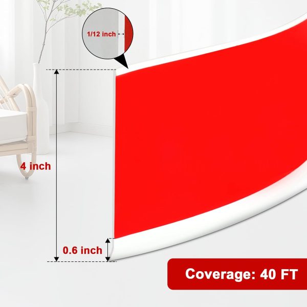 Storystore Self Adhesive Rubber Baseboard Trim Urban Art-1