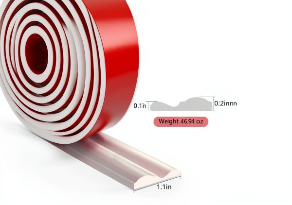 Moonoom Peel and Stick Wall Molding Trim Waterproof-1