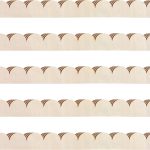Threehoney Unfinished Wood Scalloped Moulding Trim DIY-0