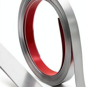 Lunghaa PVC Wall Trim Brushed Silver 16ft Strip for Home-0