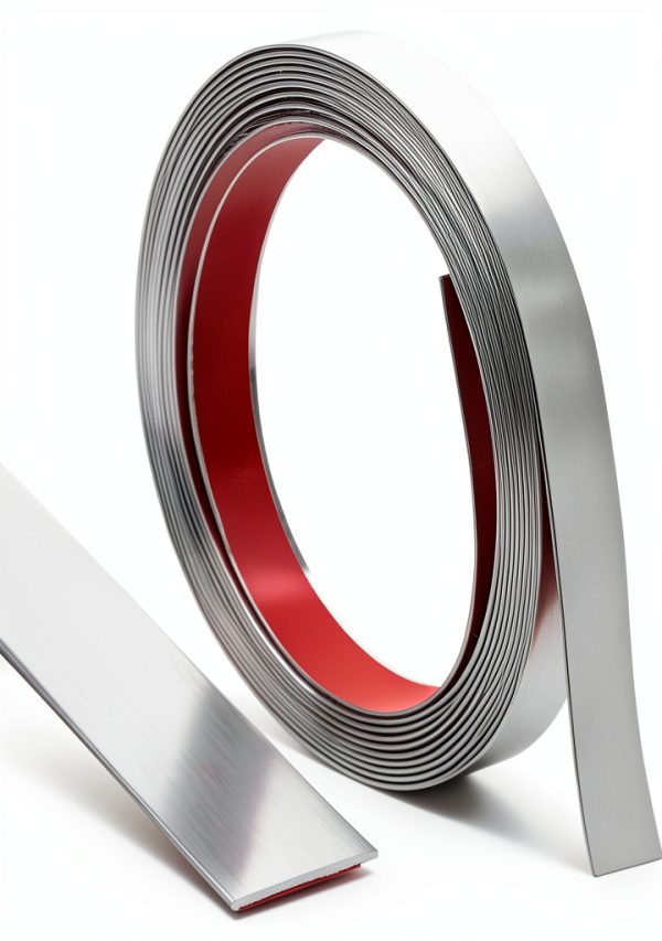 Lunghaa PVC Wall Trim Brushed Silver 16ft Strip for Home-0
