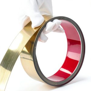 Hungbak Stainless Steel Peel Stick Metal Trim Modern Gold-0