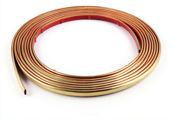 Trimold PVC Wall Molding Shiny Gold Self Adhesive Trim-8