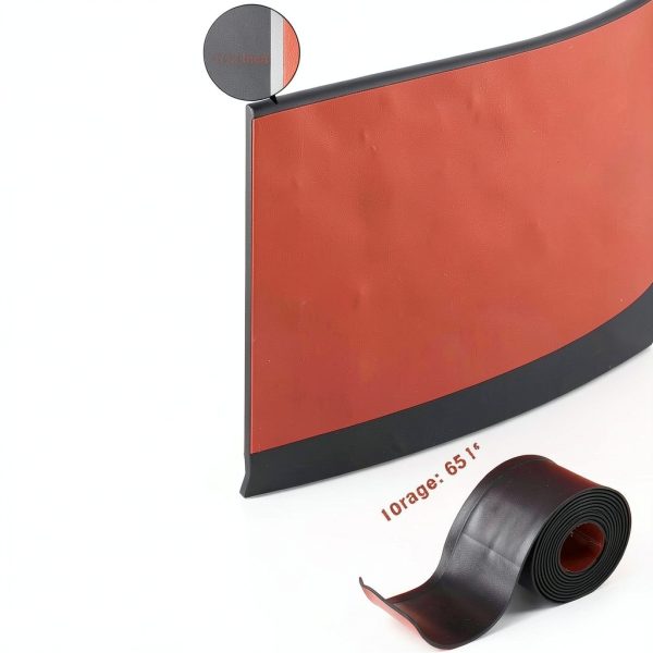 Storystore Black Vinyl Trim Self Adhesive Wall Gap Cover-1