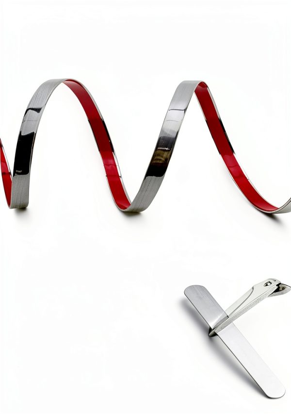 Lunghaa PVC Wall Trim Brushed Silver 16ft Strip for Home-3