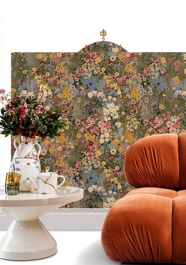 Vintique Floral Vinyl Wallpaper Peel and Stick-5