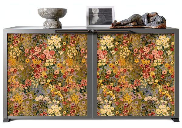Vintique Floral Vinyl Wallpaper Peel and Stick-3