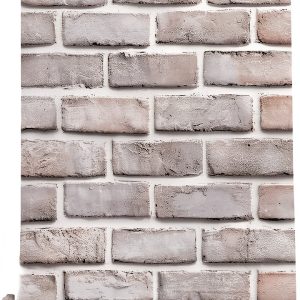 Cohoo Home White Brick Peel Stick Wallpaper PVC-0