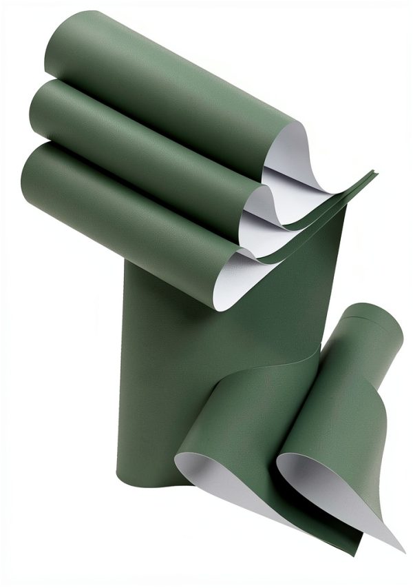 Dimoon Dark Green Vinyl Self‑Adhesive Wallpaper 17.7x118 inches-1