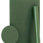 Dimoon Dark Green Vinyl Self‑Adhesive Wallpaper 17.7x118 inches-0