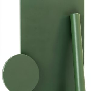 Dimoon Dark Green Vinyl Self‑Adhesive Wallpaper 17.7x118 inches-0