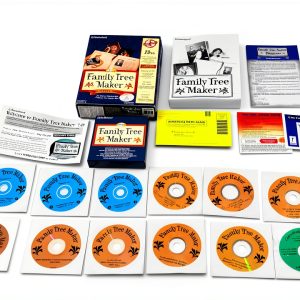 Family Tree Maker 7 by Broderbund Software 12 CD Set Organized-0