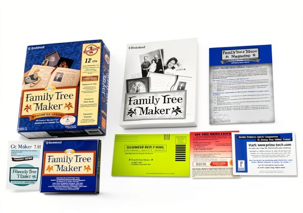 Family Tree Maker 7 by Broderbund Software 12 CD Set Organized-4