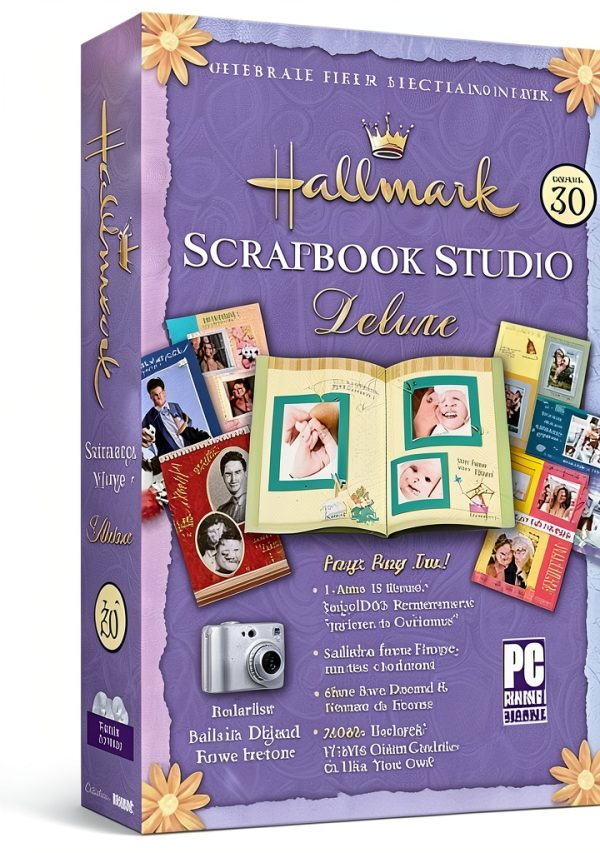 Hallmark Scrapbook Studio Deluxe 3.0 Software with 1,200+ Templates-0