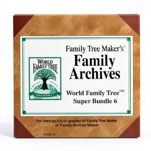Family Tree Maker World Tree Super Bundle 6 by Broderbund-0