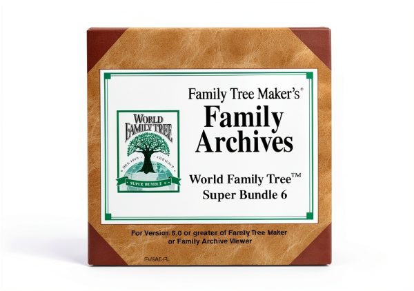Family Tree Maker World Tree Super Bundle 6 by Broderbund-0