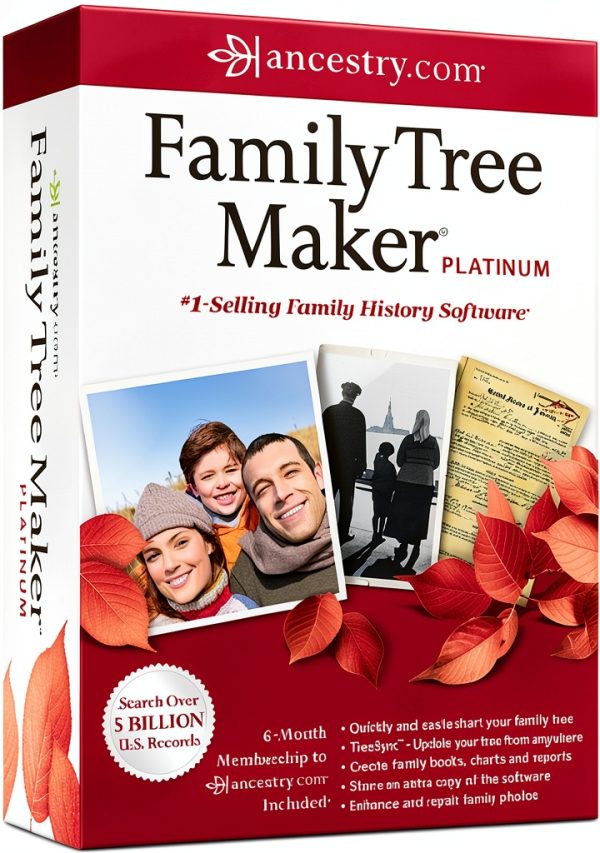 Family Tree Maker Platinum Software by Nova Development - Charts-0